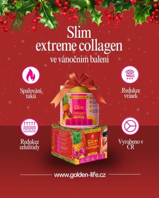Vánoce jsou časem, kdy dopřáváme radost nejen druhým, ale i sobě a Slim Extreme Collagen v elegantním vánočním balení je...