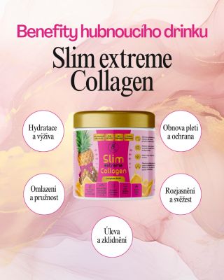 Slim Extreme Collagen je každodenní drink pro všechny, kteří chtějí hubnout chytře a zároveň pečovat o své tělo. Pomáhá...