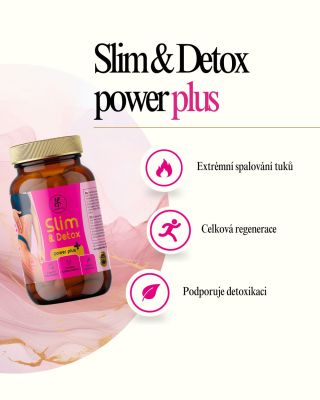 Když se hubnutí zasekne, je čas sáhnout po silnější podpoře. Slim & Detox Power Plus je extrémně účinný spalovač tuků,...